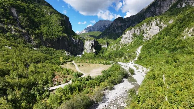 Waterfall Grunas - Theth, Albania