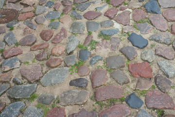 Fototapeta premium Kamienie, nawierzchnia, bruk. Stones, surface, cobblestones.