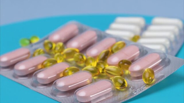 video of vitamins in a chair close-up