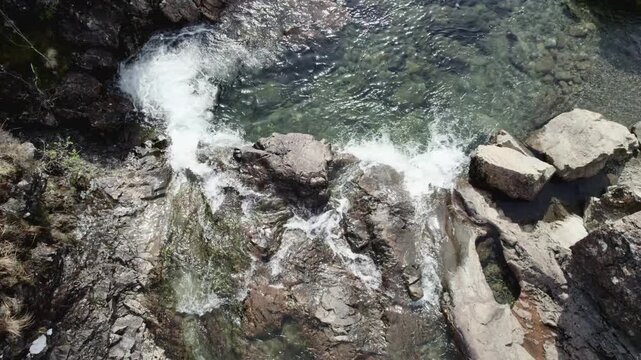 Clear Waterfall Pool at Fairy Pools, Isle of Skye