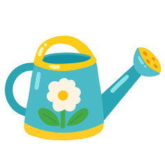 Cute Cartoon Watering Can Illustration © Kreasi Izzah 