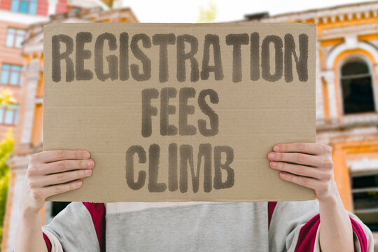 "Registration fees climb" Government vehicle costs increase yearly. FEE. RISE. COST. CAR. STATE.