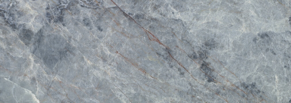 Blue marble textured background with red veining