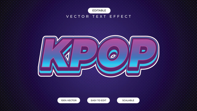 K-pop Style Text Effect
