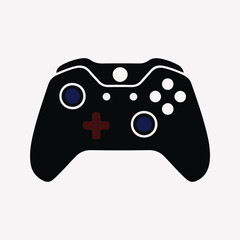 Video Gamepad Controller Icon, Console Joystick Gaming Joypad Vector Illustration © Rakib