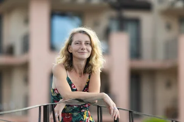 portrait of beautiful woman in her forties © Melinda Nagy