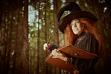 Obraz premium Enchanted Forest Witch