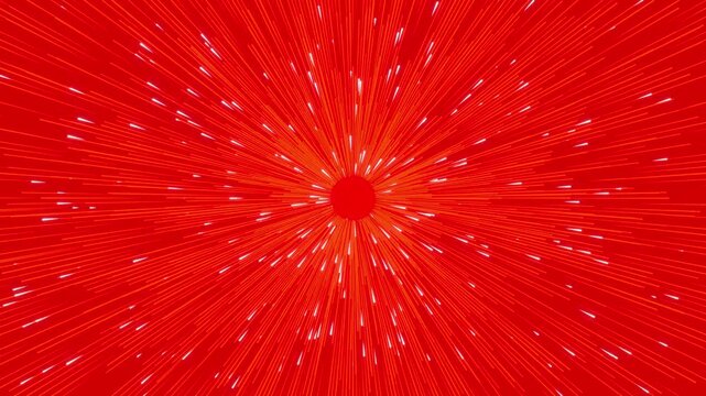 Red Christmas Light Burst Background for New Year Holidays