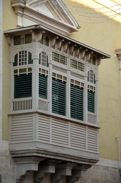 splendid wooden screen of Palazzo Arezzo di Donnafugata, located in Ragusa Ibla