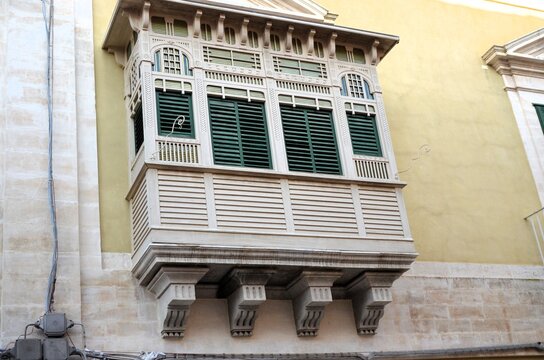 splendid wooden screen of Palazzo Arezzo di Donnafugata, located in Ragusa Ibla