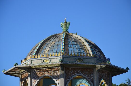 Moorish-style bandstand within the Villa Comunale of Caltagirone