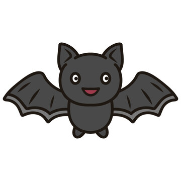 Cute Cartoon Bat Illustration