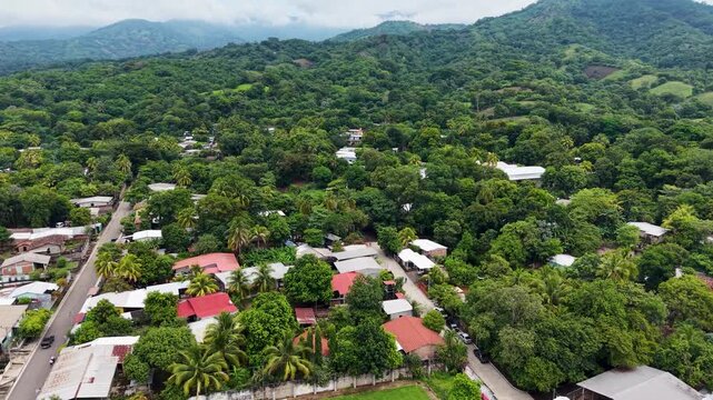 Pueblo colonial en San Miguel, El Salvador