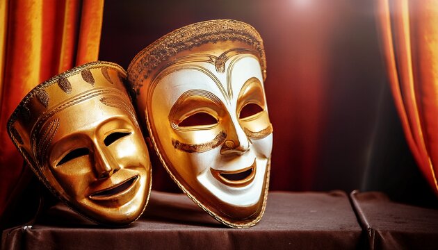 theater drama comedy and tragedy masks