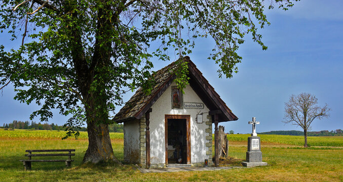 Wendelinus-Kapelle bei Schwenningen auf der Schw&auml;bischen Alb