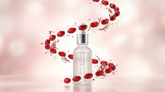 Astaxanthin Beauty Serum Premium Advertising