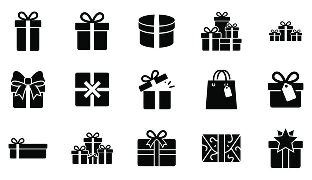 A collection of beautifully wrapped presents celebrating the joyful spirit of christmas day and gift giving