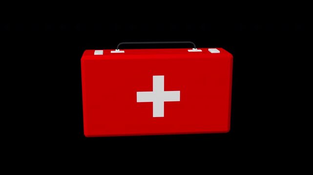 First Aid Kit With Alpha Channel