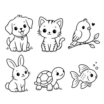 set of animals