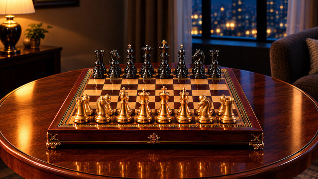 Luxury Chess Set with Elegant Design