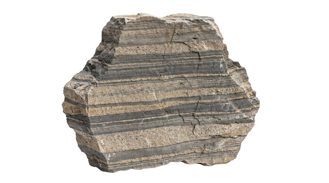 Layered Sedimentary Rock with Parallel Strata