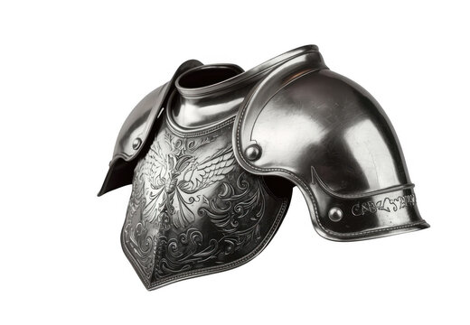 Medieval knight armor breastplate with pauldrons