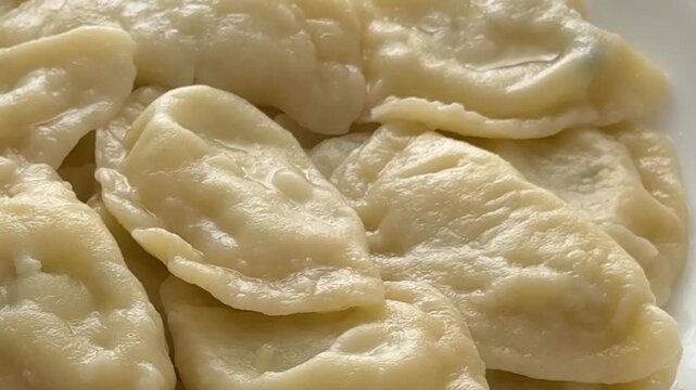 Vareniki stuffed dumplings ravioli serving size natural ingredients healthy eating, wholesome tasty dish, tasty snack fresh, gourmet, rustic food background on the table top view copy space