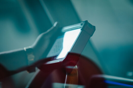 Diagnostic Tablet Through Car Window
