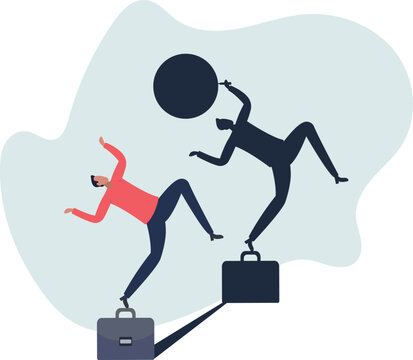 Self assessment or self analysis process to know yourself and discover plan or goal for living or work and career concept, situation and activities. flat design.