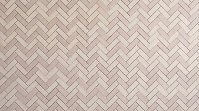 Minimalist herringbone ceramic tile pattern with neutral color palette for commercial design