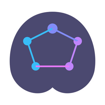 3D AI Brain and Neural Network Technology Illustration isolated on transparent background
