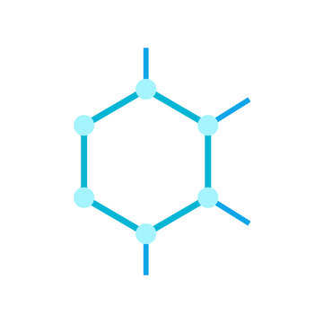 3D Nanotechnology and Carbon Fullerene Molecule Illustration isolated on transparent background