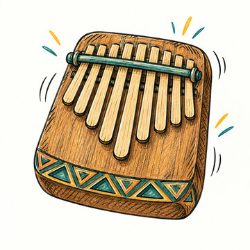 Kalimba Tines Pattern