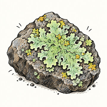Lichen Rock Color Patch