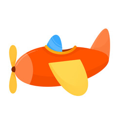 Cartoon Toy Airplane Vector © Union