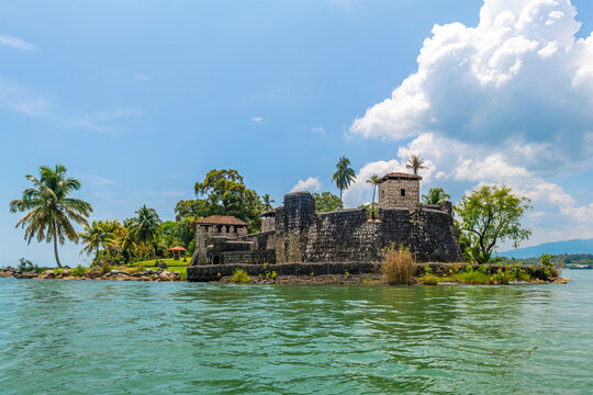 San Felipe Castle by the Rio Dulce river, Guatemala.