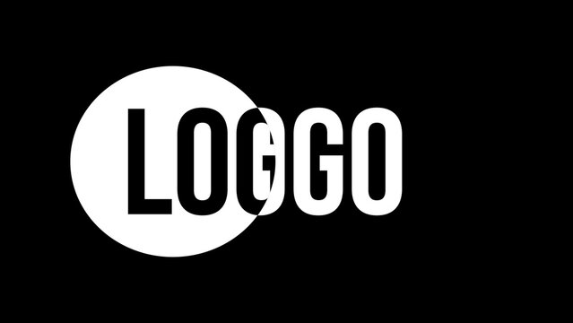 Logo Shape Cycle Left &ndash; Dynamic Geometric Logo Animation, Cycling Shapes and Seamless Brand Reveal Loop for Promos, Openers and Creative Motion Graphics