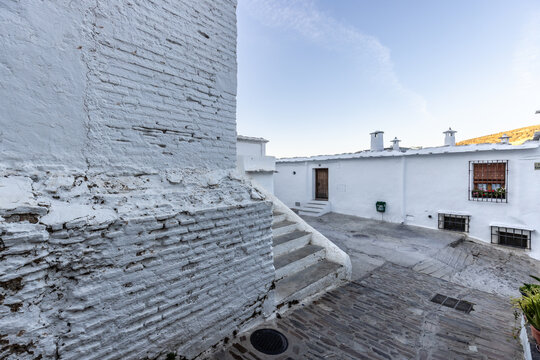 Picturesque spots in Capileira in the Alpujarras of Granada, Andalusia, Spain