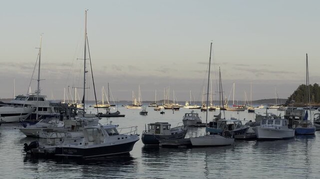 Camden Harbor and Curtis Island, Midcoast Maine