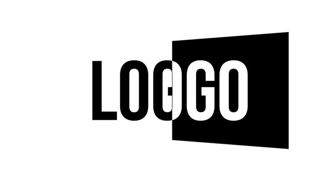 Logo Shape Square Right &ndash; Dynamic Geometric Logo Animation, Cycling Shapes and Seamless Brand Reveal Loop for Promos, Openers and Creative Motion Graphics