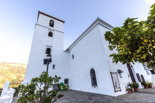 Church of Our Lady of the Rosary in Bubi&oacute;n, in the Alpujarra region of Granada, Andalusia, Spain