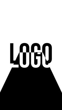 Logo Shape Square Down VERTICAL &ndash; Dynamic Geometric Logo Animation, Cycling Shapes and Seamless Brand Reveal Loop for Promos, Openers and Creative Motion Graphics