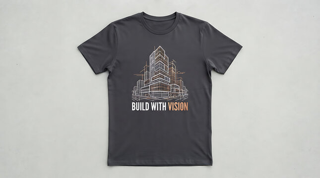 Black t-shirt with colorful owl graphic design