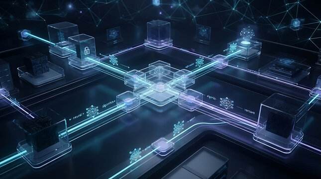 Federated AI inference architecture processing sensitive enterprise data locally across protected environments while sharing privacy preserving outputs through secure coordination