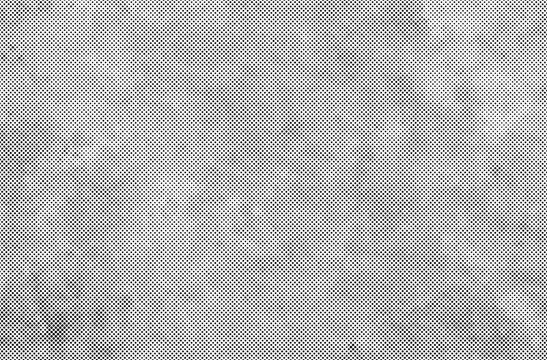 Abstract Halftone Dot Pattern Vector Background with Vintage Comic Book Screentone Texture and Grunge Noise Overlay