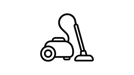 Fototapeta premium Vacuum cleaner machine for household floor cleaning.