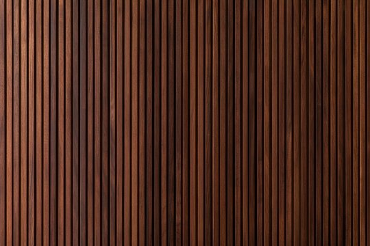 Vertical wooden slats background in warm, uniform lighting