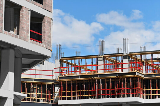 Installation work on building construction