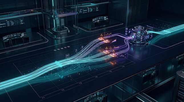 AI model drift governance architecture detecting deviation from approved performance baselines and triggering enterprise review, validation and controlled retraining workflows