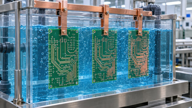 Circuit board industrial testing water tank electronics manufacturing
